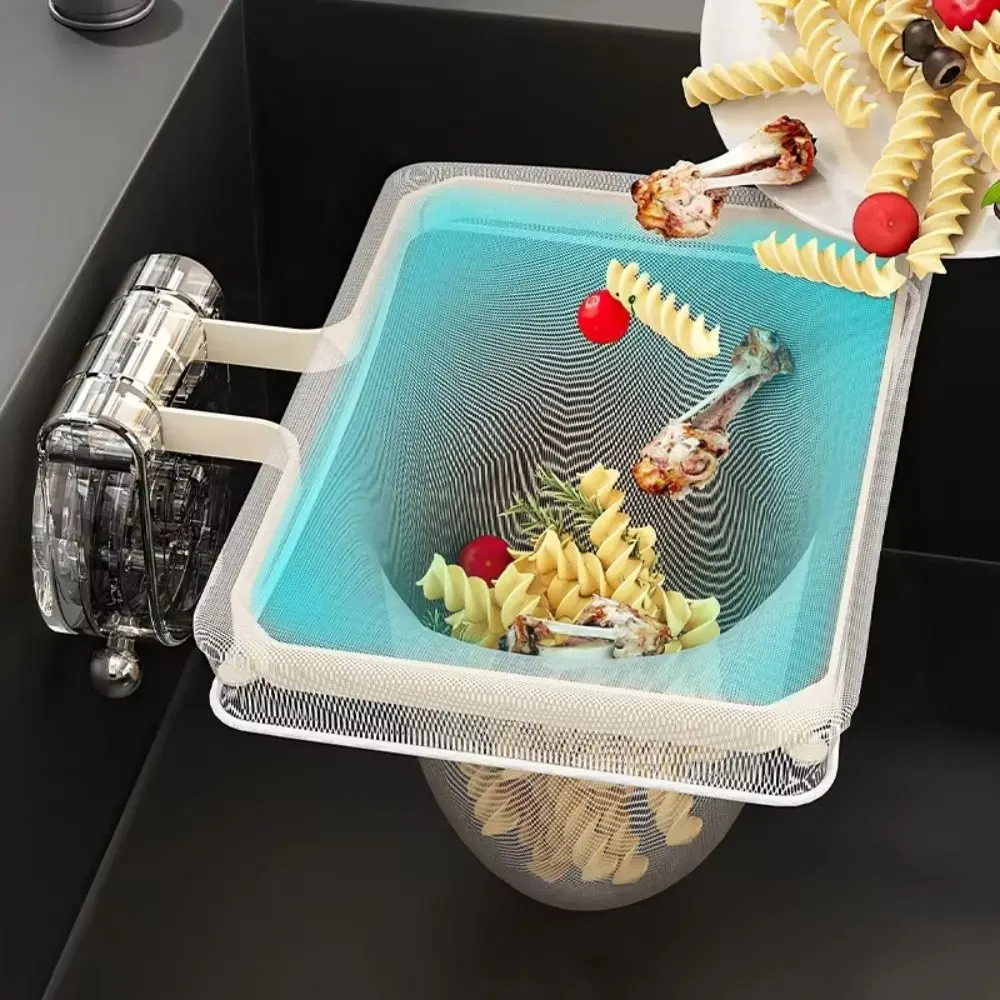 Suction Cup Kitchen Sink Filter Rack Foldable Multi-Purpose Sink Drainage Basket Hanging Net Frame 100Pcs Disposable Mesh
Suction Cup Kitchen Sink Filter Rack Foldable Multi-Purpose Sink Drainage Basket Hanging Net Frame 100Pcs Disposable Mesh