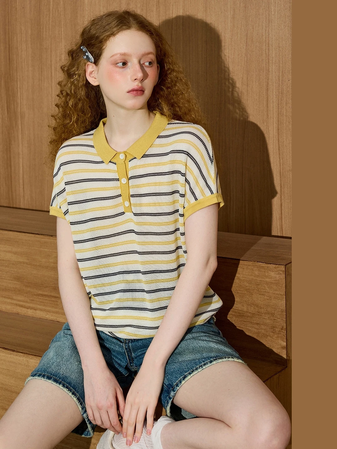 Coolhut Lenzing Casual Striped Knitwear Women's New Arrival Summer 2026 Short Sleeve Turn-down Collar Standard Fit T-shirt
Coolhut Lenzing Casual Striped Knitwear Women's New Arrival Summer 2026 Short Sleeve Turn-down Collar Standard Fit T-shirt