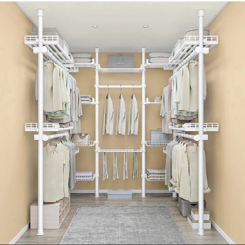 Clothes Drying Rack Floor-Standing Vertical Bedroom Punch-Free Balcony Room Retractable Simple Assembly Wardrobe Hanging Clothes
Clothes Drying Rack Floor-Standing Vertical Bedroom Punch-Free Balcony Room Retractable Simple Assembly Wardrobe Hanging Clothes