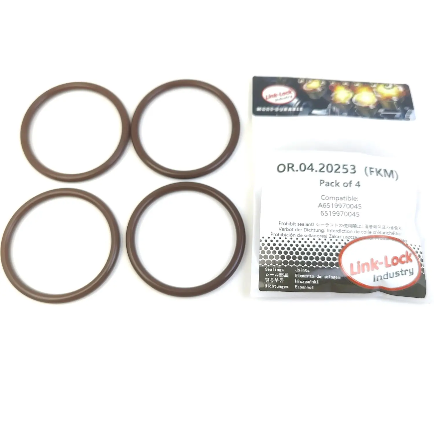 LINK-LOCK 4PCS OR.04.20253 FKM Viton Sealing O-Ring Kit of Air Filter Housing Intake Hose A6519970045 6519970045 for MERCEDES-BE
LINK-LOCK 4PCS OR.04.20253 FKM Viton Sealing O-Ring Kit of Air Filter Housing Intake Hose A6519970045 6519970045 for MERCEDES-BE