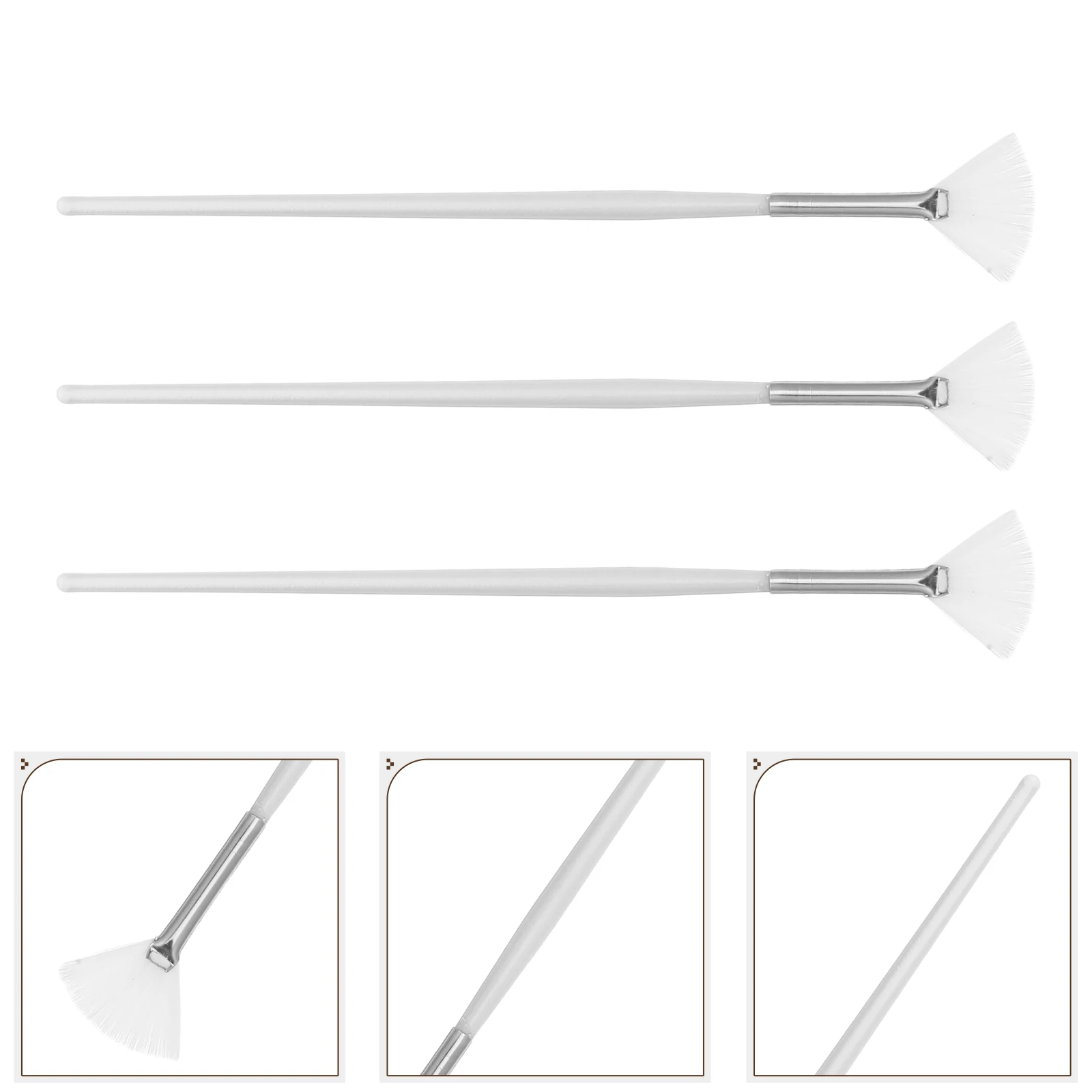 3 Pcs Face Mask Brush Fiber for Smoothing Rehydrating DIY Fan Shape Esthetician Skin Care Tool Makeup Brushes
3 Pcs Face Mask Brush Fiber for Smoothing Rehydrating DIY Fan Shape Esthetician Skin Care Tool Makeup Brushes