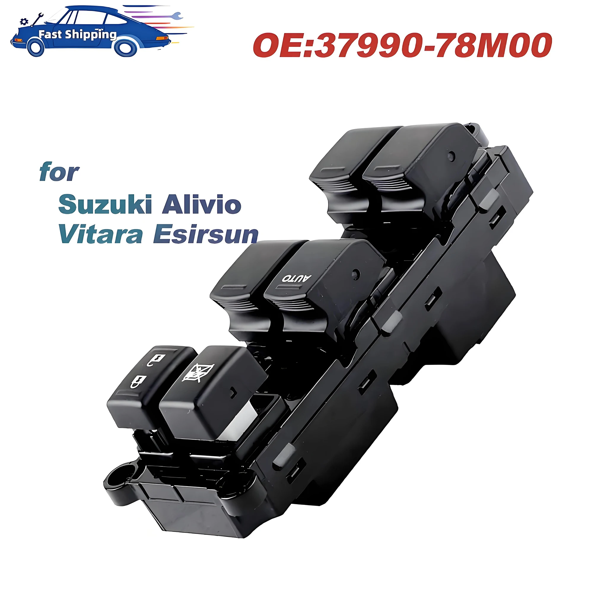 37990-78M00 для Suzuki Alivio Vitara Esirsun, переключатель подъемного окна, главный переключатель стеклоподъемника, кнопка управления 3799078 М00
37990-78M00 для Suzuki Alivio Vitara Esirsun, переключатель подъемного окна, главный переключатель стеклоподъемника, кнопка управления 3799078 М00