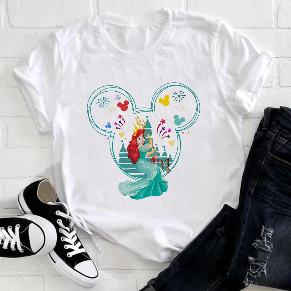 Disney-Économie Disney Cartoon pour femmes, сорочки Harajuku, сорочка Princesse Sirène, футболки Y-tureMouse, vêtements Disney
Disney-Économie Disney Cartoon pour femmes, сорочки Harajuku, сорочка Princesse Sirène, футболки Y-tureMouse, vêtements Disney