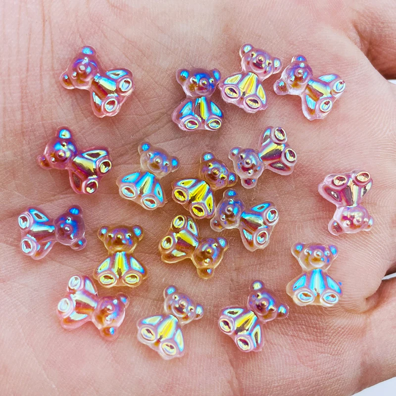 10/20/70Pcs New Resin Cute Cartoon Colorful Beautiful Little Bear Flat Back Rhinestone Appliques DIY Wedding Scrapbook Craft F38
10/20/70Pcs New Resin Cute Cartoon Colorful Beautiful Little Bear Flat Back Rhinestone Appliques DIY Wedding Scrapbook Craft F38