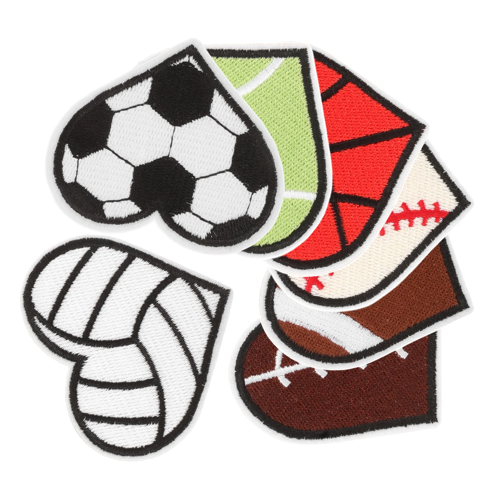 7pcs Love Cloth Patch Combination Embroidered Applique Patches for Clothing Repair Decorative Heart Sports Ball for Holes
7pcs Love Cloth Patch Combination Embroidered Applique Patches for Clothing Repair Decorative Heart Sports Ball for Holes