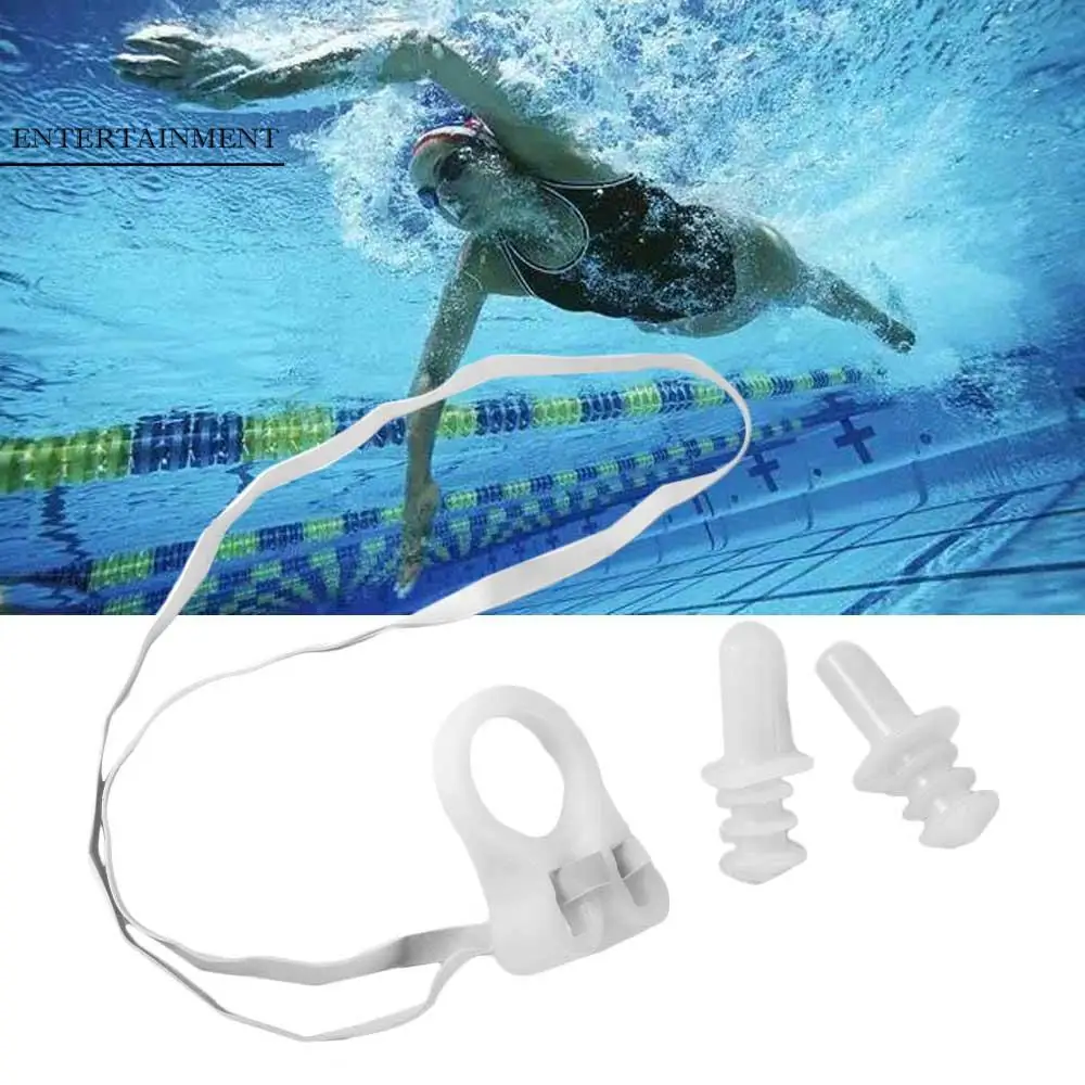 Swimming Accessories Sports Earplugs For Adult Swim Hearing Earplugs Earplugs Nasal Protection Silicone Earplugs Nasal Clip
Swimming Accessories Sports Earplugs For Adult Swim Hearing Earplugs Earplugs Nasal Protection Silicone Earplugs Nasal Clip