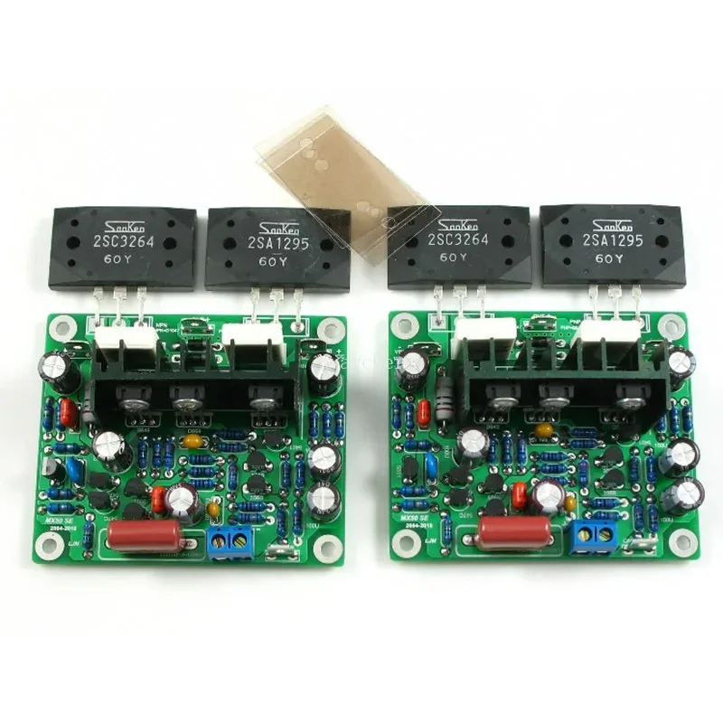 2PCS 2SA1295 2SC3264 Dual-channel Audio Power Amplifier Board 100W*2 HiFi Stereo Diy Kit Finished MX50 SE
2PCS 2SA1295 2SC3264 Dual-channel Audio Power Amplifier Board 100W*2 HiFi Stereo Diy Kit Finished MX50 SE