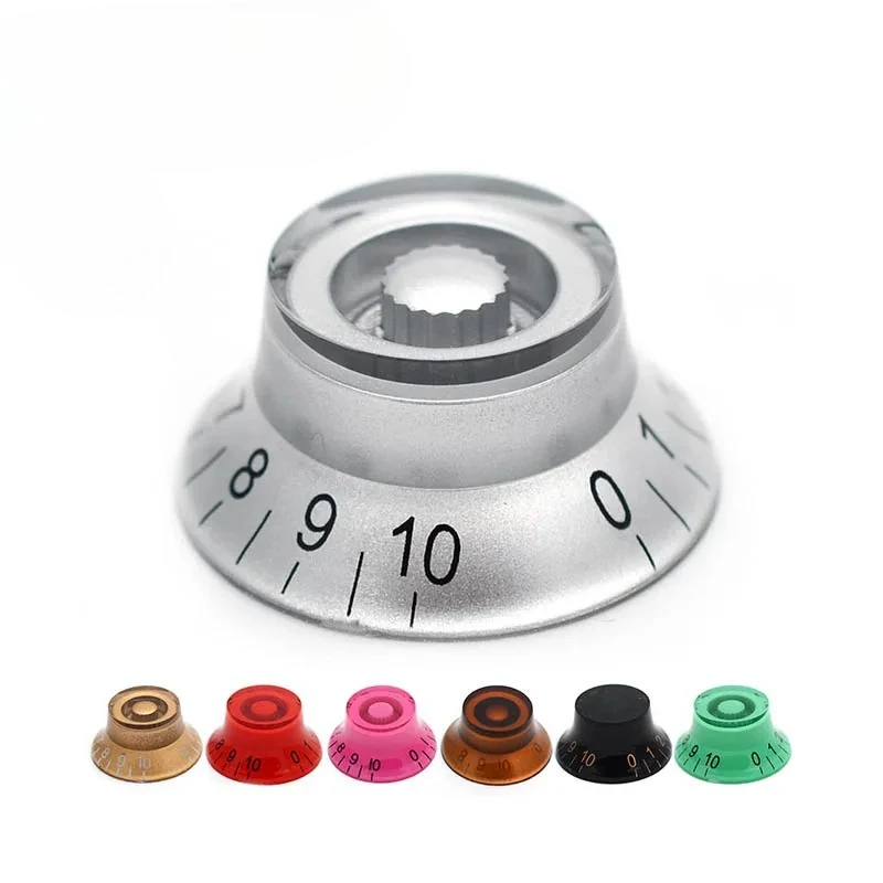 4pcs colorful Top Hat Speed Control plastic material Transparent hand guitar knobs For Electric Guitar
4pcs colorful Top Hat Speed Control plastic material Transparent hand guitar knobs For Electric Guitar