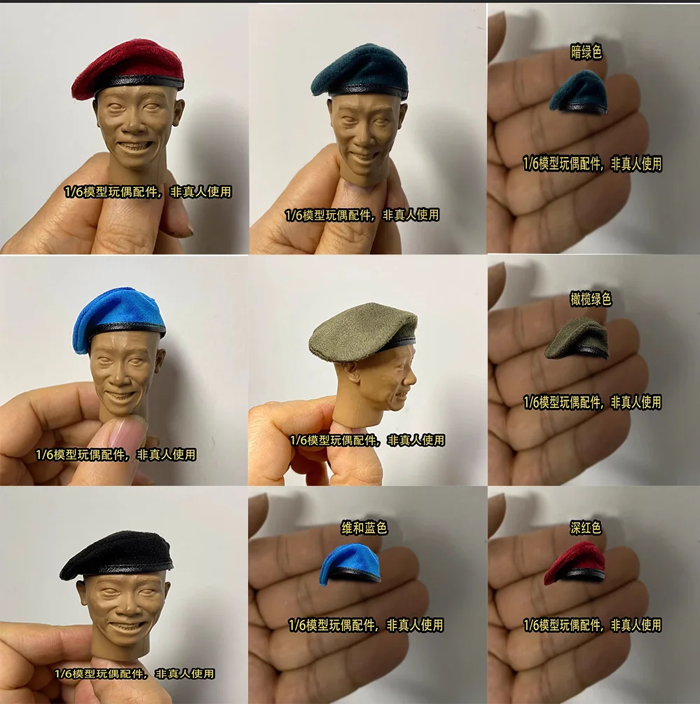 Snail 1/6 Scale Soldier Beret Hat Mini Version DIY Model Accessories Fit 12" Action Figure Body In Stock
Snail 1/6 Scale Soldier Beret Hat Mini Version DIY Model Accessories Fit 12" Action Figure Body In Stock
