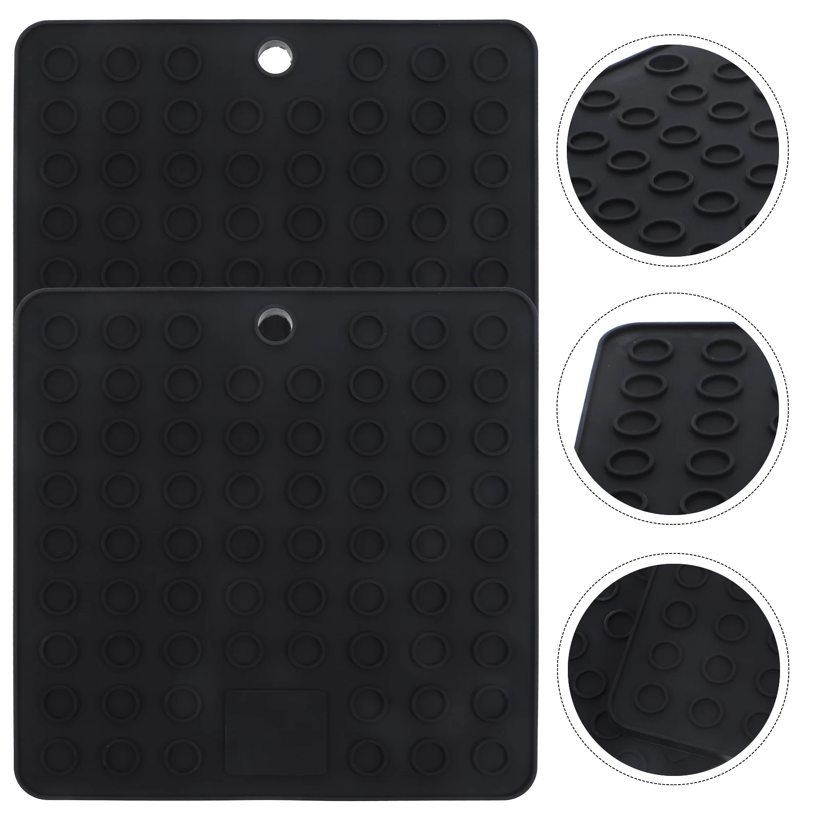 2pcs Silicone Dish Drying Heat Resistant Kitchen Counter Non- Bowl Trivet Mat For Home Hotel Bar Use Water
2pcs Silicone Dish Drying Heat Resistant Kitchen Counter Non- Bowl Trivet Mat For Home Hotel Bar Use Water