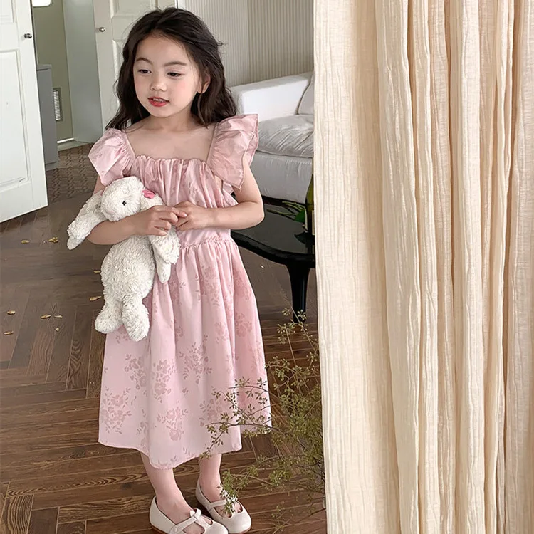 Korean Children's Clothes Girls Princess Dress 2024 New Summer Child Girl Flower Embroidered Holiday Party Skirts Clothings 3-12
Korean Children's Clothes Girls Princess Dress 2024 New Summer Child Girl Flower Embroidered Holiday Party Skirts Clothings 3-12