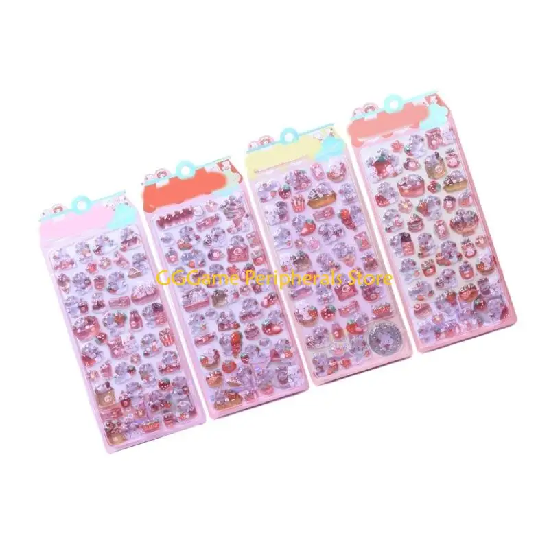 U55B Set of 4 Glossy 3D Rabbit Strawberry Theme Stickers Silicone Decorative Stickers
U55B Set of 4 Glossy 3D Rabbit Strawberry Theme Stickers Silicone Decorative Stickers