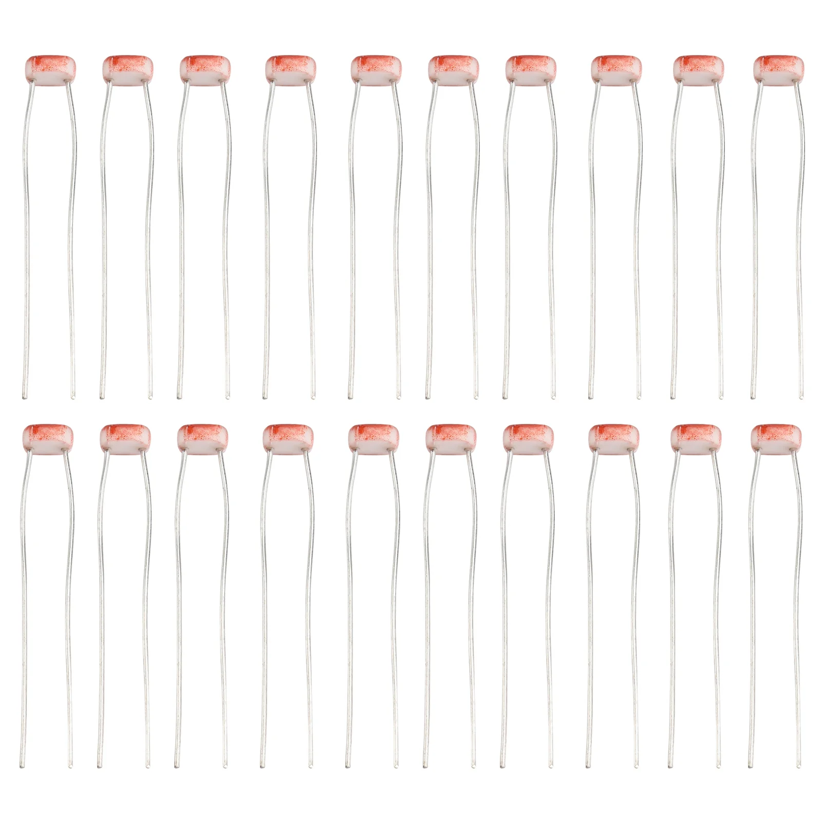 20pcs GL5537 Photoresistor Light Dependent Resistors Sensor Signal Lamp 540nm Peak 150VDC 100mW Power
20pcs GL5537 Photoresistor Light Dependent Resistors Sensor Signal Lamp 540nm Peak 150VDC 100mW Power