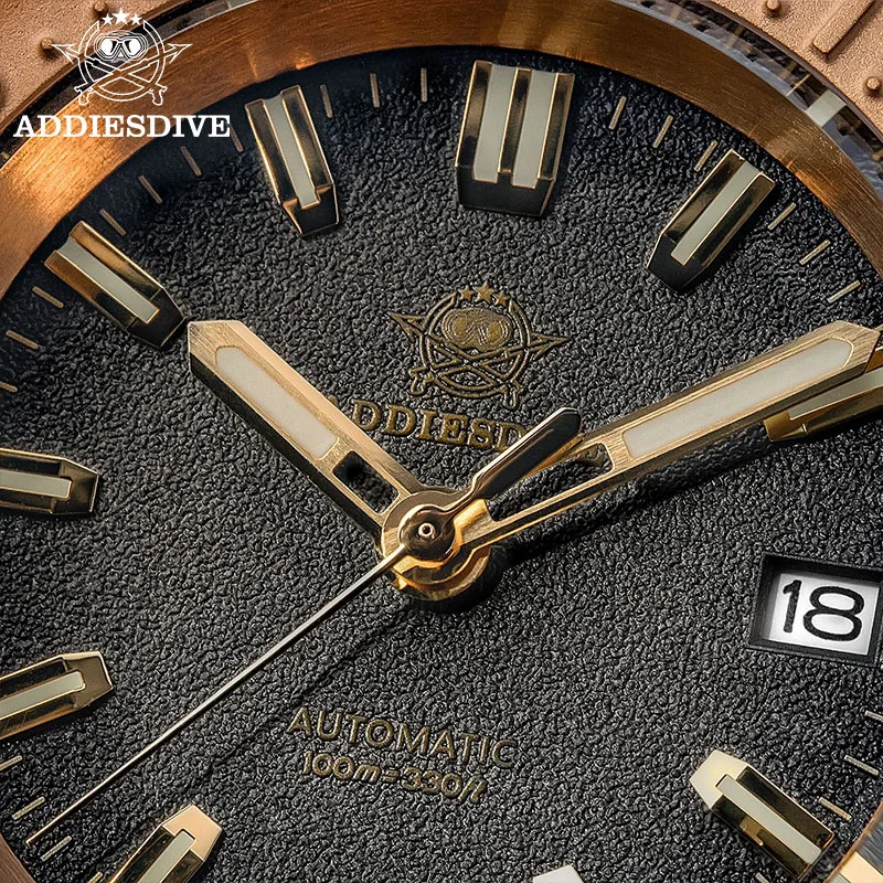 ADDIESDIVE Men‘s Watch CUSN8 Bronze Solid Sapphire Glass C3 Super Luminous 10Bar Waterproof Automatic Mechanical Watches AD2097
ADDIESDIVE Men‘s Watch CUSN8 Bronze Solid Sapphire Glass C3 Super Luminous 10Bar Waterproof Automatic Mechanical Watches AD2097