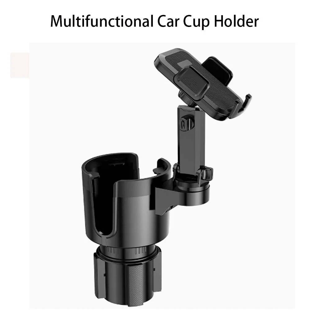 New 2-in-1 Multifunctional Car Cup Holder Auto Water Drink Bottle Stand with Phone Mount Bracket for Universal Vehicles
New 2-in-1 Multifunctional Car Cup Holder Auto Water Drink Bottle Stand with Phone Mount Bracket for Universal Vehicles
