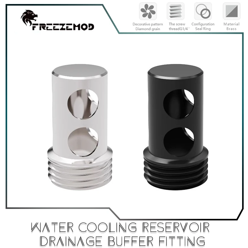 FREEZEMOD Буферный фитинг резервуара водяного охлаждения, направляющая трубка, дренажный экстрактор пузырей для предотвращения пузырьков, PJ-HCQ
FREEZEMOD Буферный фитинг резервуара водяного охлаждения, направляющая трубка, дренажный экстрактор пузырей для предотвращения пузырьков, PJ-HCQ