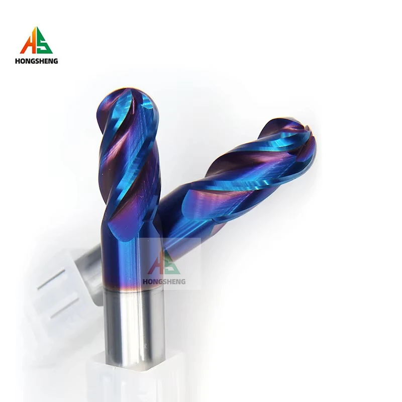 HRC65 4Flute Ball End Mill Carbide CNC Milling Cutter Tools R0.5 1 2 3 4 5 R6 R7 R8 9 R10mm For Steel Material Endmills
HRC65 4Flute Ball End Mill Carbide CNC Milling Cutter Tools R0.5 1 2 3 4 5 R6 R7 R8 9 R10mm For Steel Material Endmills