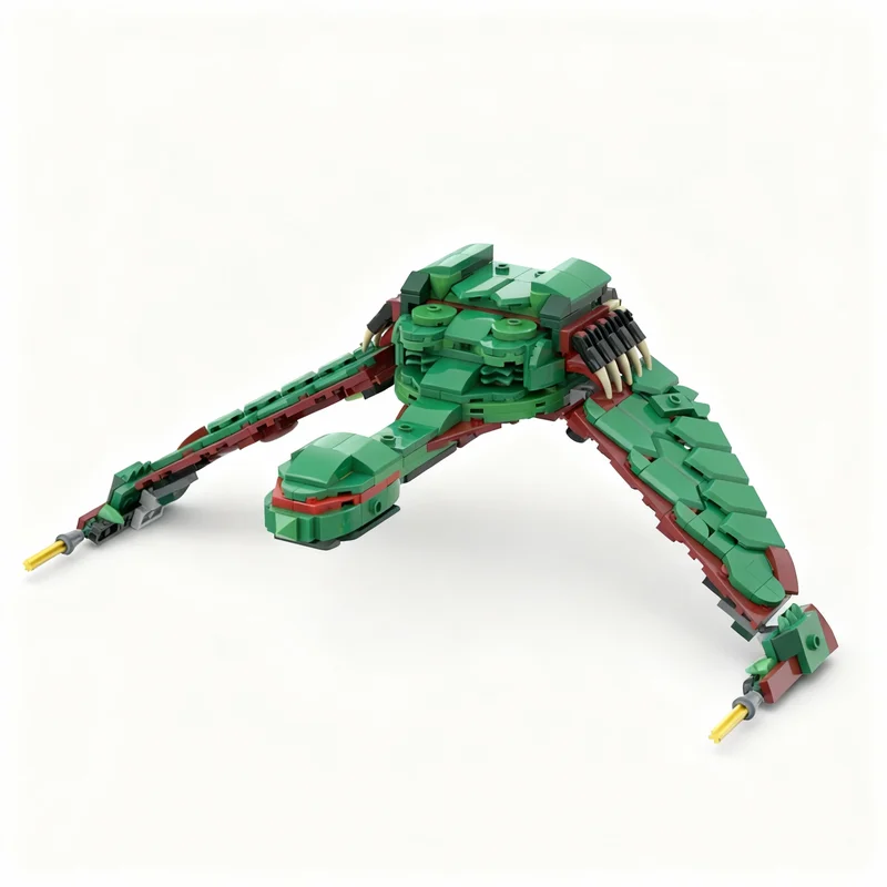 NEW 456PCS MOC Creative Model Klingon Bird Prey Building Blocks DIY Assembly Building Blocks Display Gift Decoration Decor Set
NEW 456PCS MOC Creative Model Klingon Bird Prey Building Blocks DIY Assembly Building Blocks Display Gift Decoration Decor Set