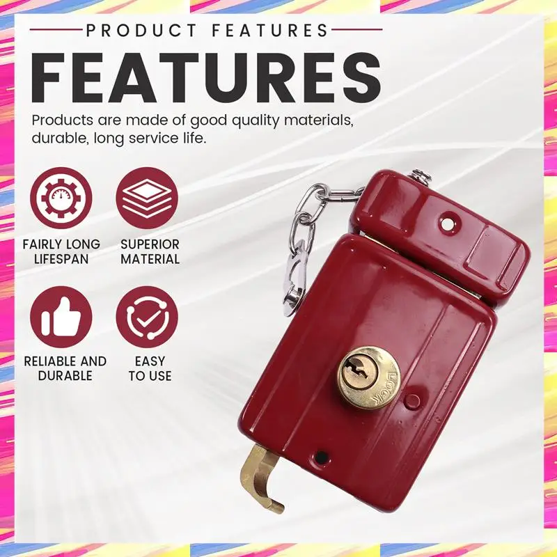 AIAI Cast Iron Anti-Theft Lock Exterior Door Multiple Insurance Security Household Indoor Dormitory With Key Wooden Door Lock
AIAI Cast Iron Anti-Theft Lock Exterior Door Multiple Insurance Security Household Indoor Dormitory With Key Wooden Door Lock