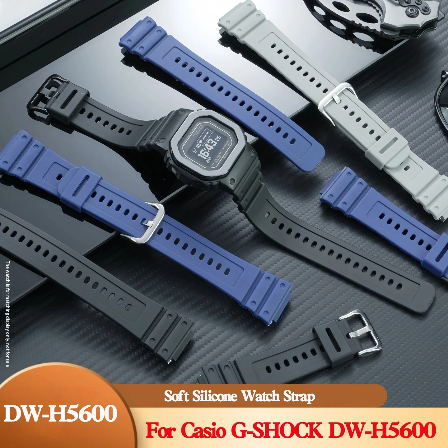 Ремешок DW-H5600 черный, синий, серый для часов Casio GW-SHOCK Champion Heart Small Square Watch 3516 DW-H5600MB, водонепроницаемый силиконовый браслет
Ремешок DW-H5600 черный, синий, серый для часов Casio GW-SHOCK Champion Heart Small Square Watch 3516 DW-H5600MB, водонепроницаемый силиконовый браслет