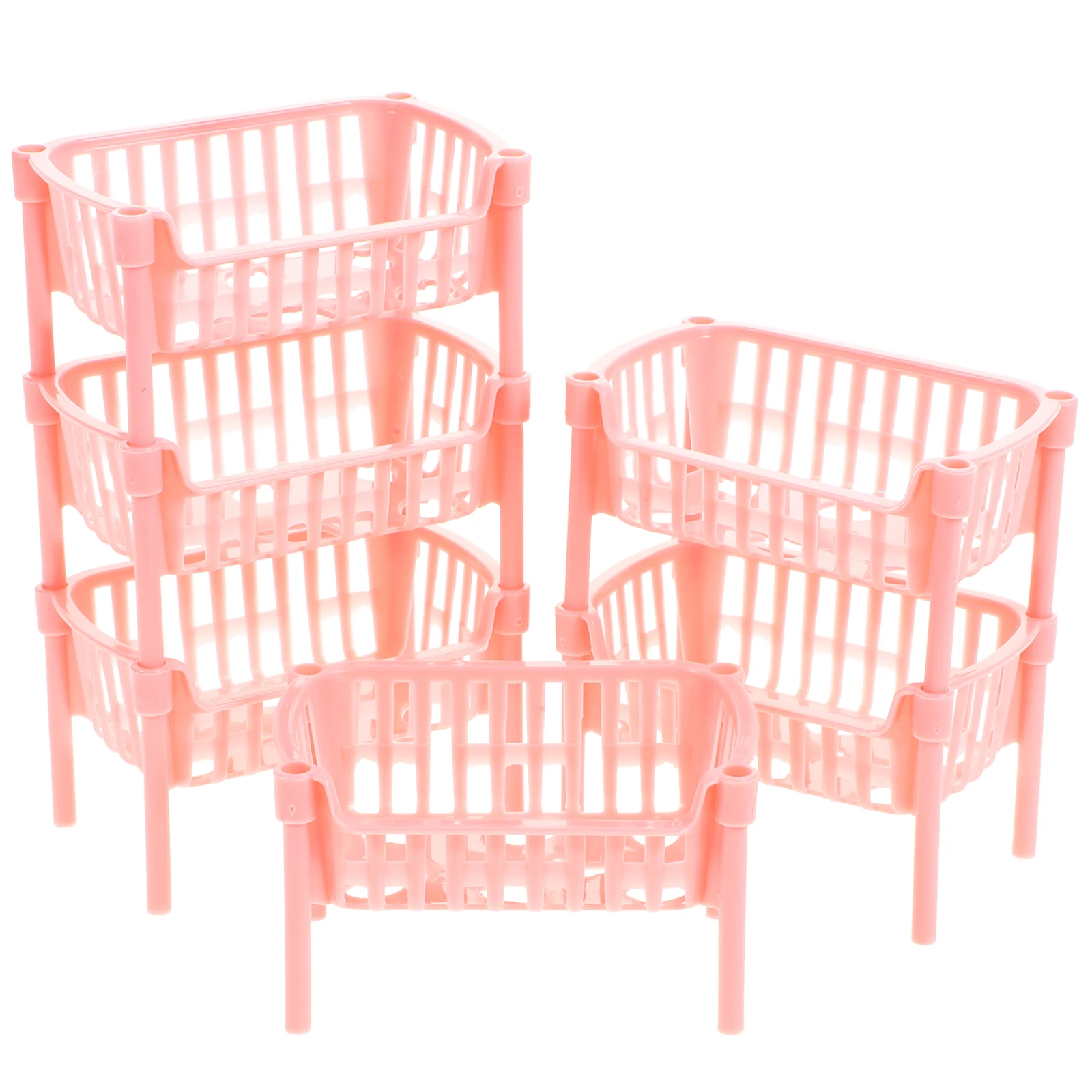 10 Pcs Storage Shelves Shelf Dollhouse Rack Mini Model Furniture Miniature Pink Child
10 Pcs Storage Shelves Shelf Dollhouse Rack Mini Model Furniture Miniature Pink Child
