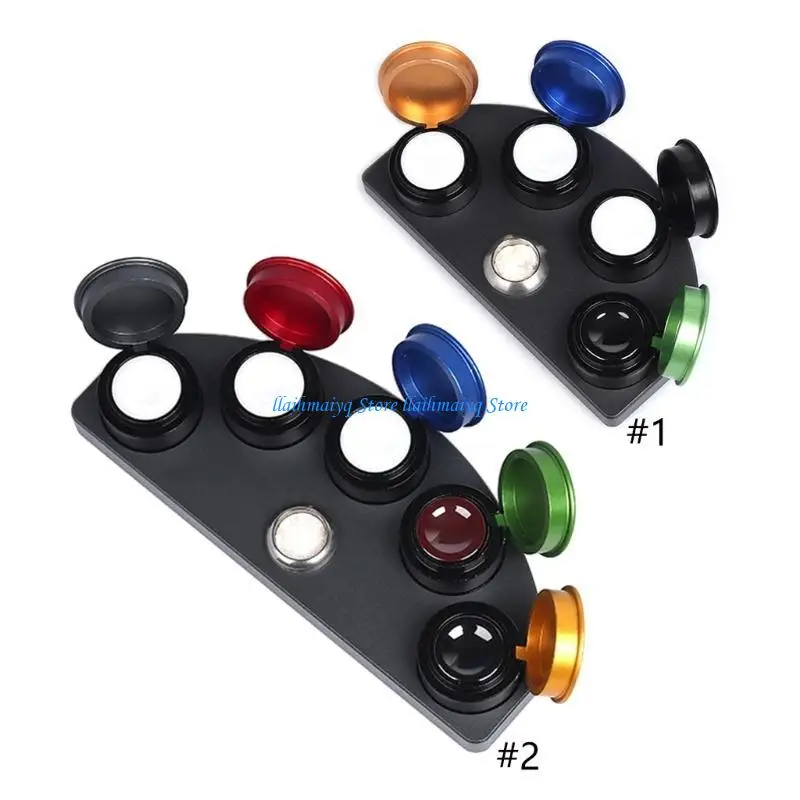 573B Aluminium Alloy Watch Oil Grease Dip Dish with Lid Stand Watch Repair Accessories Watch Oiler Kits for Watch Repair Work
573B Aluminium Alloy Watch Oil Grease Dip Dish with Lid Stand Watch Repair Accessories Watch Oiler Kits for Watch Repair Work