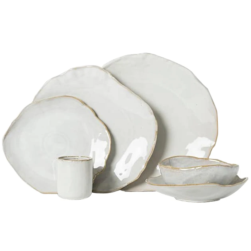 creative simple plates Vegetable plates Household ceramic tableware Irregular rice salad bowl Dessert bowl Flat plate
creative simple plates Vegetable plates Household ceramic tableware Irregular rice salad bowl Dessert bowl Flat plate