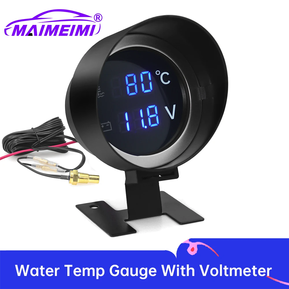 Датчик температуры воды и вольтметр 2-в-1 с синей LED-подсветкой, цифровой автомобильный прибор с датчиком температуры воды 10 мм
Датчик температуры воды и вольтметр 2-в-1 с синей LED-подсветкой, цифровой автомобильный прибор с датчиком температуры воды 10 мм