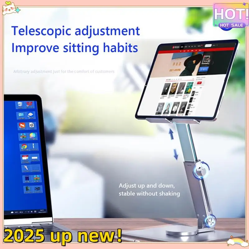 L47anew!-Tablet Stand Desk Adjustable Foldable Holder For Ipad Tablet Laptop Aluminum Tablet Stand Desk Riser 360° Rotate
L47anew!-Tablet Stand Desk Adjustable Foldable Holder For Ipad Tablet Laptop Aluminum Tablet Stand Desk Riser 360° Rotate