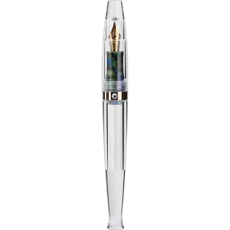Majohn S5 Resin Dropper Fountain Pen Transparent Iridium 0.38 0.5mm Large Capacity Ink Storing Writing Gift Ink Pen
Majohn S5 Resin Dropper Fountain Pen Transparent Iridium 0.38 0.5mm Large Capacity Ink Storing Writing Gift Ink Pen