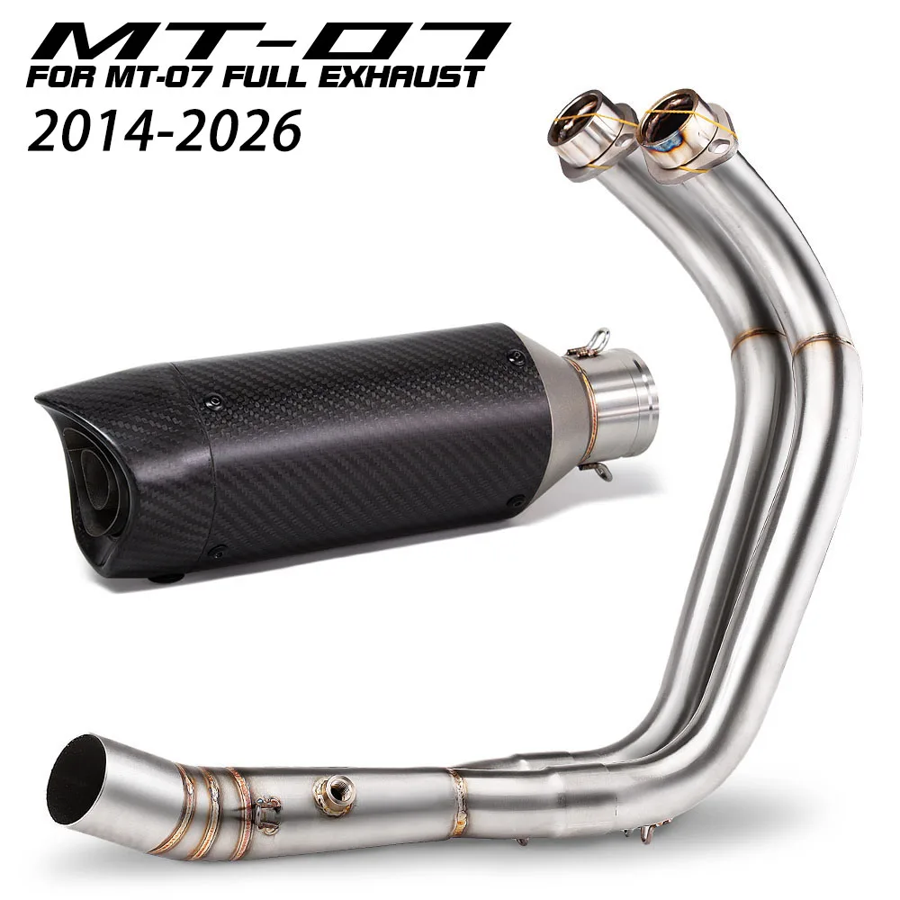 XSR700 Exhaust System For Yamaha YZF-R7 MT07 FZ07 Tracer 700/GT Tracer7/GT 2014-2026 Motorcycle Exhausts Muffler Headers Tube
XSR700 Exhaust System For Yamaha YZF-R7 MT07 FZ07 Tracer 700/GT Tracer7/GT 2014-2026 Motorcycle Exhausts Muffler Headers Tube