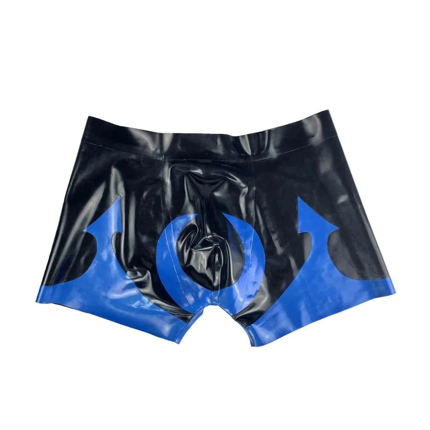 Men's Latex Boxer Shorts Briefs Blue Rubber Trimmed Underwear Club
Men's Latex Boxer Shorts Briefs Blue Rubber Trimmed Underwear Club
