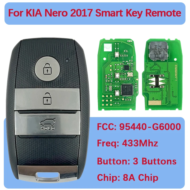 CN051046 Послепродажный 3-кнопочный смарт-брелок 8A чип 433 МГц 95440-G6000 SYEC3FOB1611 для KIA Picanto Nero 2017
CN051046 Послепродажный 3-кнопочный смарт-брелок 8A чип 433 МГц 95440-G6000 SYEC3FOB1611 для KIA Picanto Nero 2017