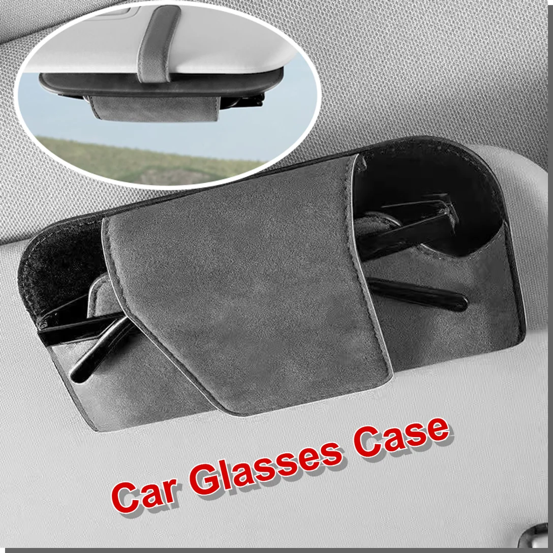 Car Glasses Case Auto Sun Visor Premium Suede Glasses Holder Wear-Resistant Sunglasses Protective Box Universal Cars Accessories
Car Glasses Case Auto Sun Visor Premium Suede Glasses Holder Wear-Resistant Sunglasses Protective Box Universal Cars Accessories