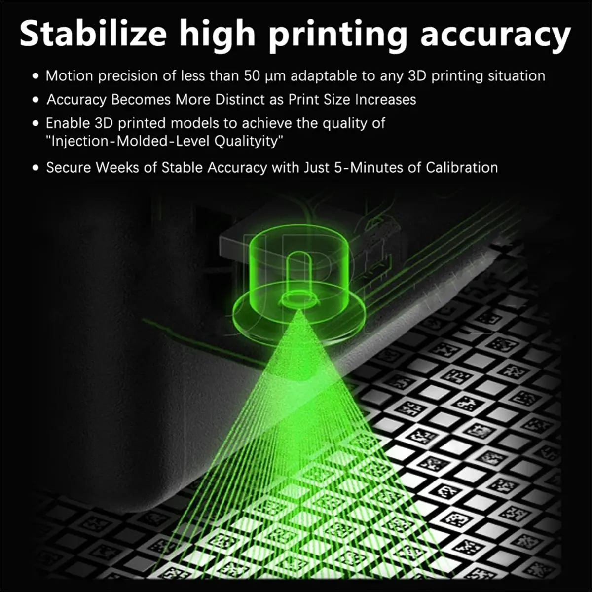 For H2D Vision Encoder Plate 3D Printer 50μm Motion Accuracy Advanced Calibration for H2S Vision Encoder
For H2D Vision Encoder Plate 3D Printer 50μm Motion Accuracy Advanced Calibration for H2S Vision Encoder