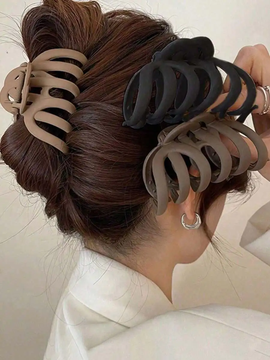 3pcs Large Hair Claw Clips For Women Elegant Back Head Hair Grip Clip Hair Clamps Hair Accessories
3pcs Large Hair Claw Clips For Women Elegant Back Head Hair Grip Clip Hair Clamps Hair Accessories