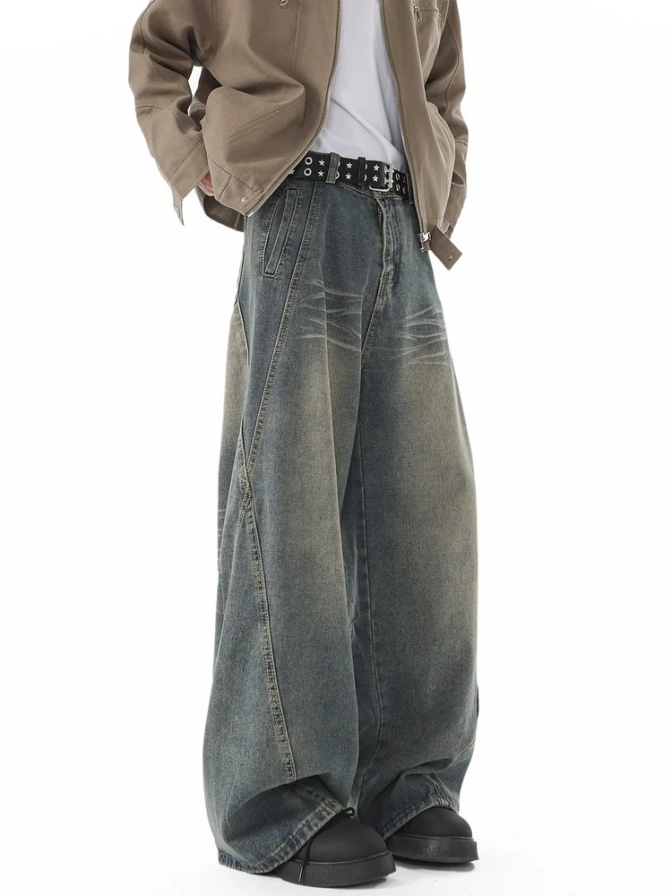 Wukong Has Goods American Trendy Brand Deconstructed Waed Jeans Men's Retro Loose Faion Wide Leg Match All Long Pants
Wukong Has Goods American Trendy Brand Deconstructed Waed Jeans Men's Retro Loose Faion Wide Leg Match All Long Pants