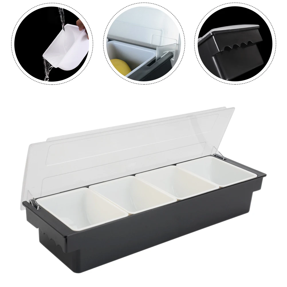 Compartment Seasoning Case Bar Condiment Box Plastic Serving Container For Party Candy Fruit Snack Dried Fruit Dispenser//
Compartment Seasoning Case Bar Condiment Box Plastic Serving Container For Party Candy Fruit Snack Dried Fruit Dispenser//
