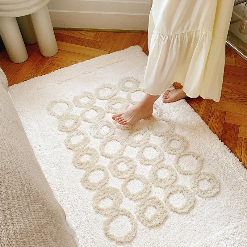 French carpet, premium flocked tufted bedroom bedside blanket, household water-absorbent non-slip living room carpet
French carpet, premium flocked tufted bedroom bedside blanket, household water-absorbent non-slip living room carpet