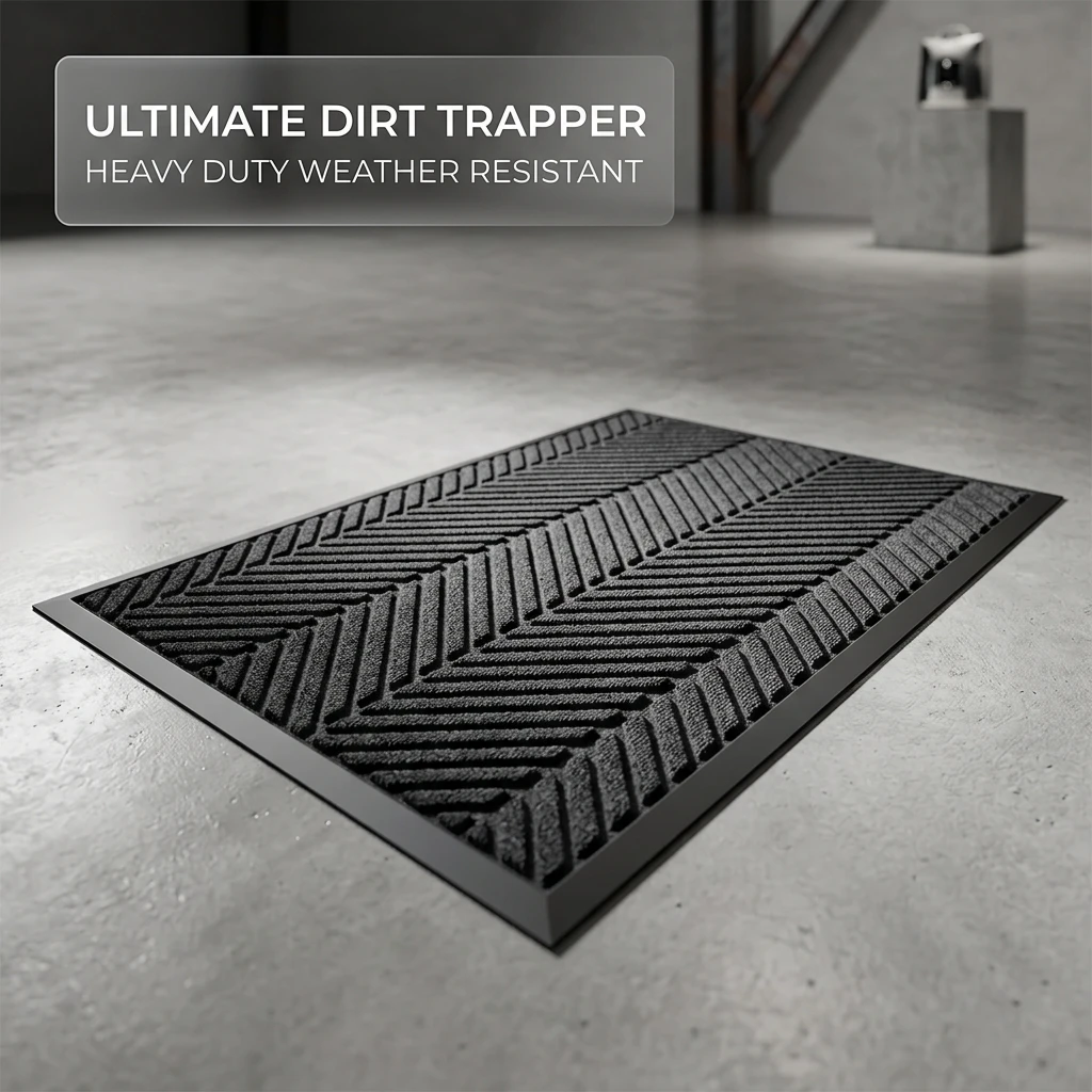 Premium Door Mat Heavy Duty Outside Entrance Rug Water Absorbent Non-slip Welcome Mat Washable Scraper Carpet for Home or Office
Premium Door Mat Heavy Duty Outside Entrance Rug Water Absorbent Non-slip Welcome Mat Washable Scraper Carpet for Home or Office