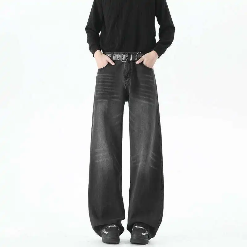 Spring Summer Washed Wide Leg Jeans Men American Retro High Street Baggy Cotton Casual Denim Pants Work Streetwear Y2k
Spring Summer Washed Wide Leg Jeans Men American Retro High Street Baggy Cotton Casual Denim Pants Work Streetwear Y2k