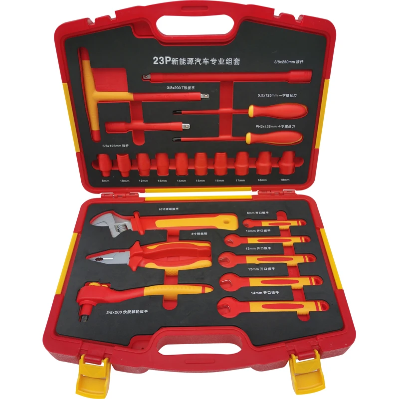 23 PCS VDE 1000 V Insulated Electrical Screwdriver And Pliers Set Hand Tools Combination Set
23 PCS VDE 1000 V Insulated Electrical Screwdriver And Pliers Set Hand Tools Combination Set