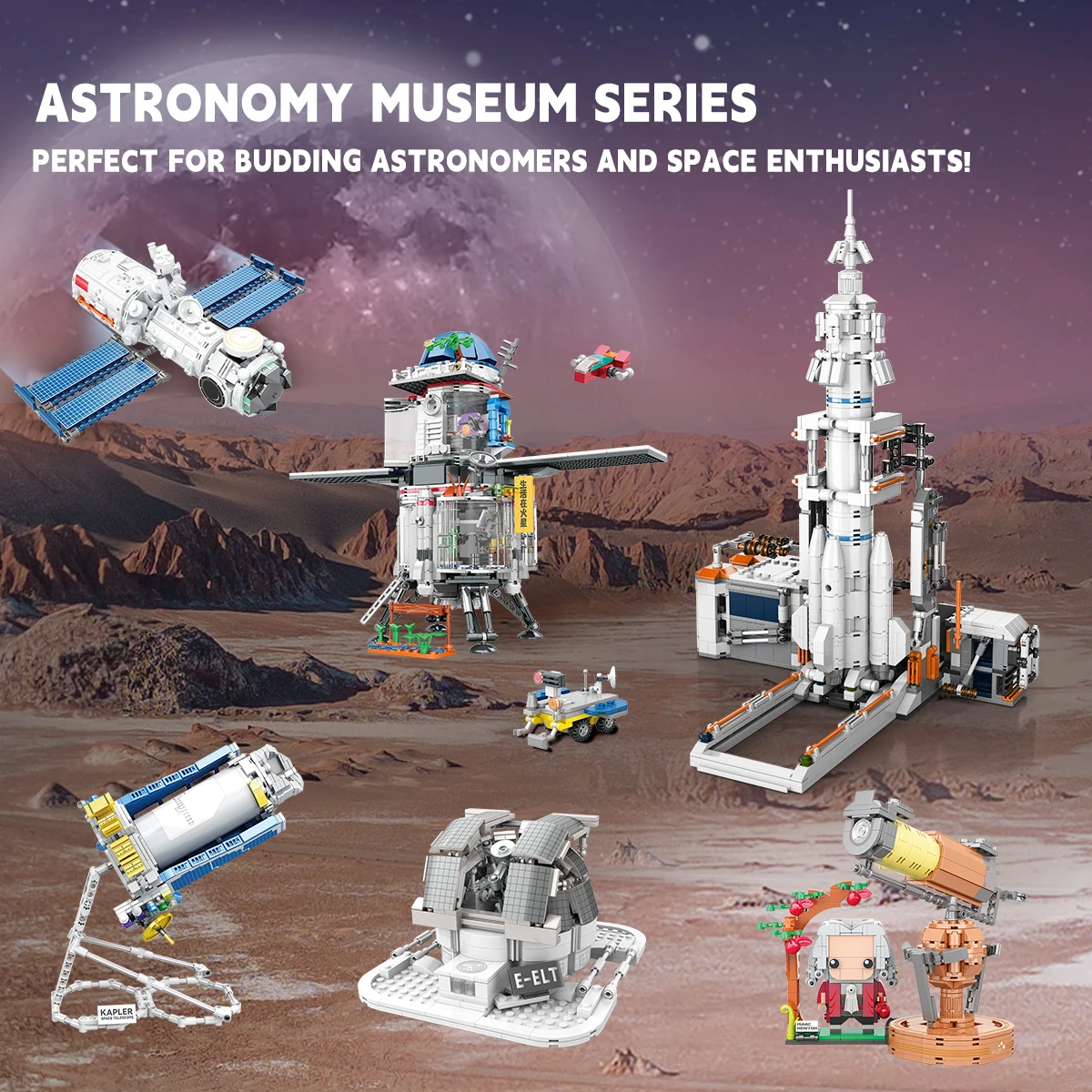 Space Building Blocks - Astronautical Technology Models, Space Shuttle Launch Pad & Telescope Set, Ideal Children's Day Gift
Space Building Blocks - Astronautical Technology Models, Space Shuttle Launch Pad & Telescope Set, Ideal Children's Day Gift