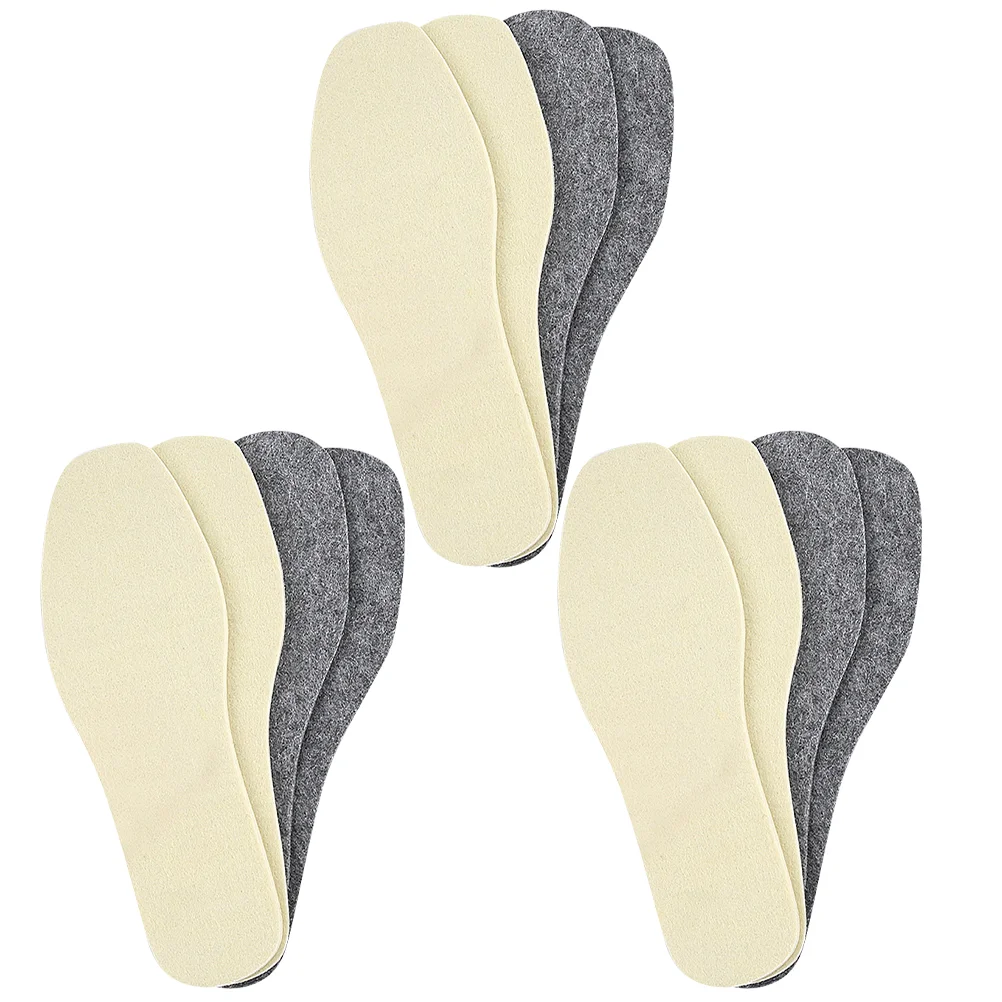 6 Pairs Wool Insole Shoes Insoles Women Comfortable Boots Winter Parts Pads Sports Supple Cushions
6 Pairs Wool Insole Shoes Insoles Women Comfortable Boots Winter Parts Pads Sports Supple Cushions