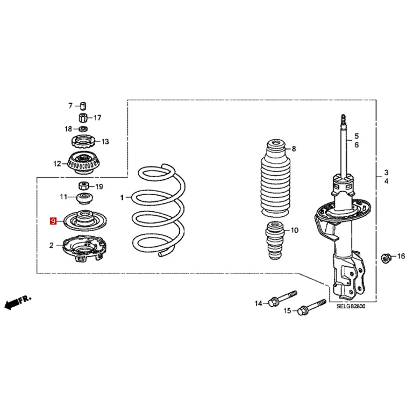 CI TY GD 6C IT YG D8 FI TG D3 Амортизатор передний Амортизатор верхняя крышка Рулевое торможение и подвеска
CI TY GD 6C IT YG D8 FI TG D3 Амортизатор передний Амортизатор верхняя крышка Рулевое торможение и подвеска