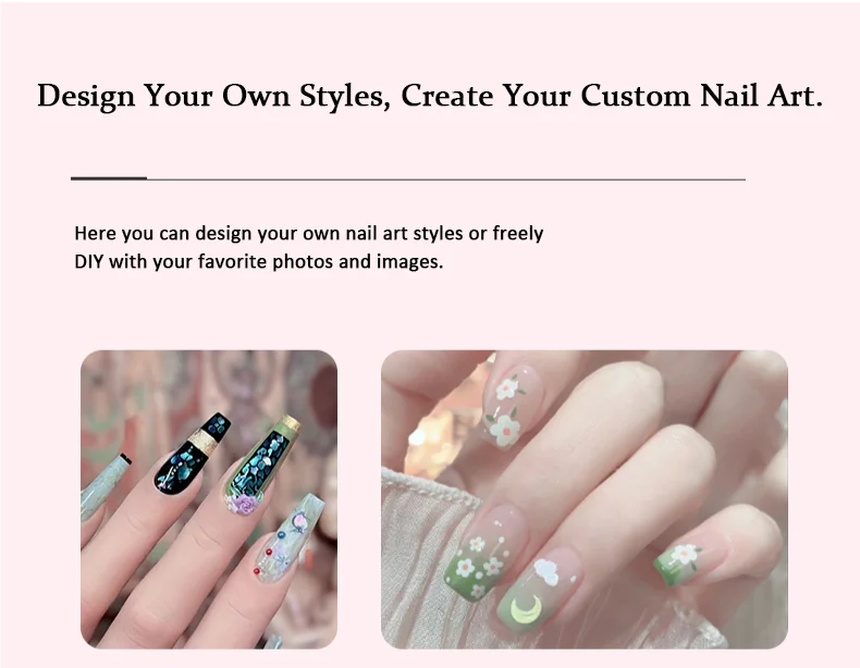 Portable 3D Nail Art Printer