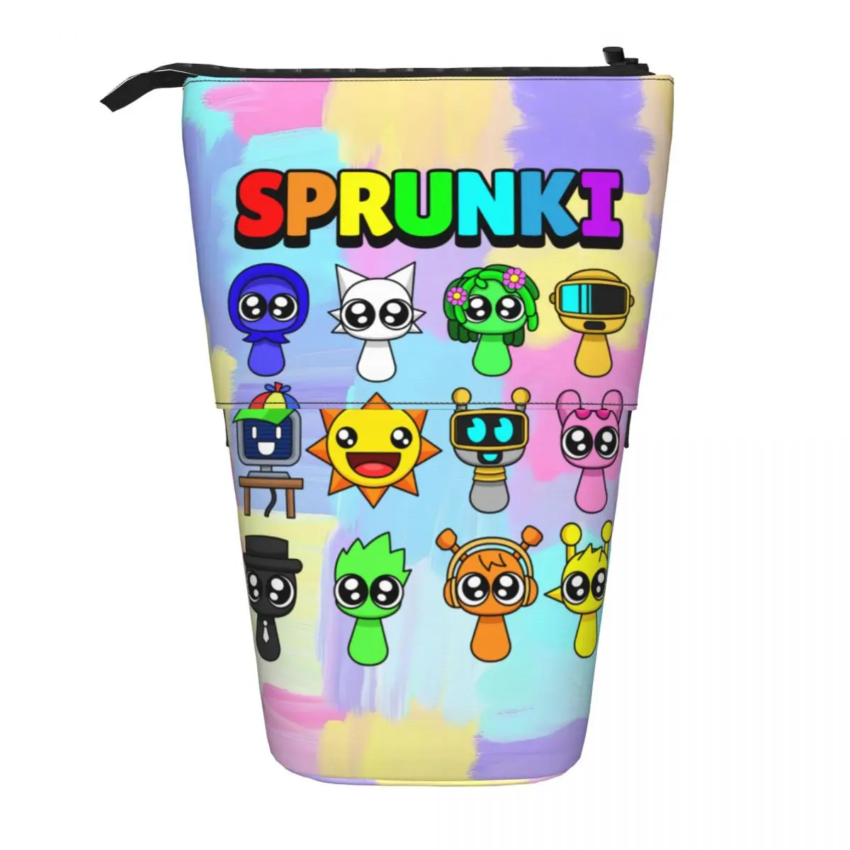 Custom S-Sprunkies Kawaii Pencil Case Boy Girl Large Capacity Adorable Cartoon Characters Telescopic Pencil Bag School Supplies
Custom S-Sprunkies Kawaii Pencil Case Boy Girl Large Capacity Adorable Cartoon Characters Telescopic Pencil Bag School Supplies