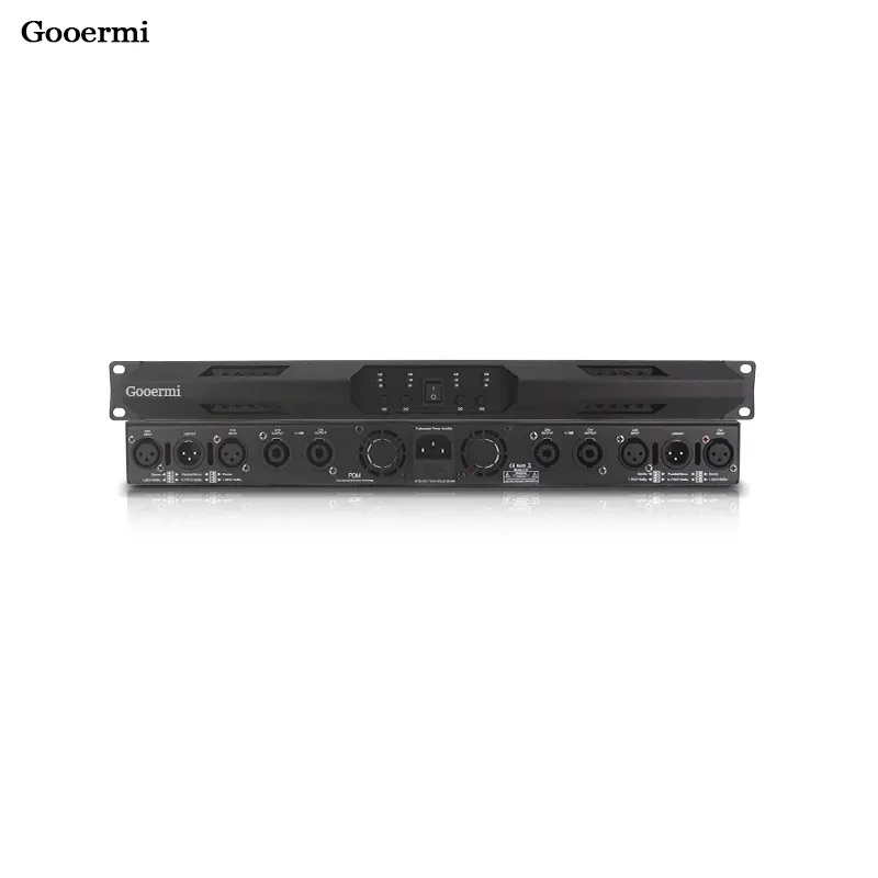 Gooermi-D400 4 Channel Digital Power Amplifier High Quality With Power Switch for Stage Performance Meetings
Gooermi-D400 4 Channel Digital Power Amplifier High Quality With Power Switch for Stage Performance Meetings