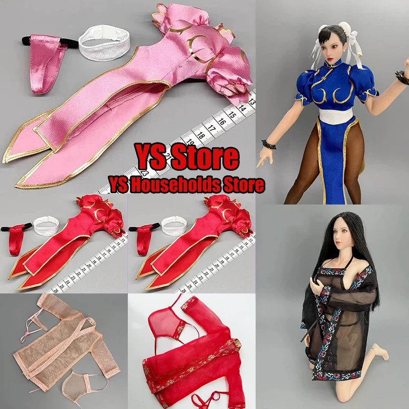 1/6 Chun Li Fighter Cheongsam Belt Underwear Clothes Set Ancient Female Figure Nighgown Bellyband Thong Accessory For 12" Body
1/6 Chun Li Fighter Cheongsam Belt Underwear Clothes Set Ancient Female Figure Nighgown Bellyband Thong Accessory For 12" Body