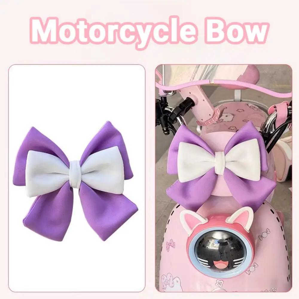 Cute Electric Bicycle Bowknot Vehicle Decoration DIY Motorcycle Rear Seat Bow Styling Universal Motorcycle Helmet Decor Women
Cute Electric Bicycle Bowknot Vehicle Decoration DIY Motorcycle Rear Seat Bow Styling Universal Motorcycle Helmet Decor Women